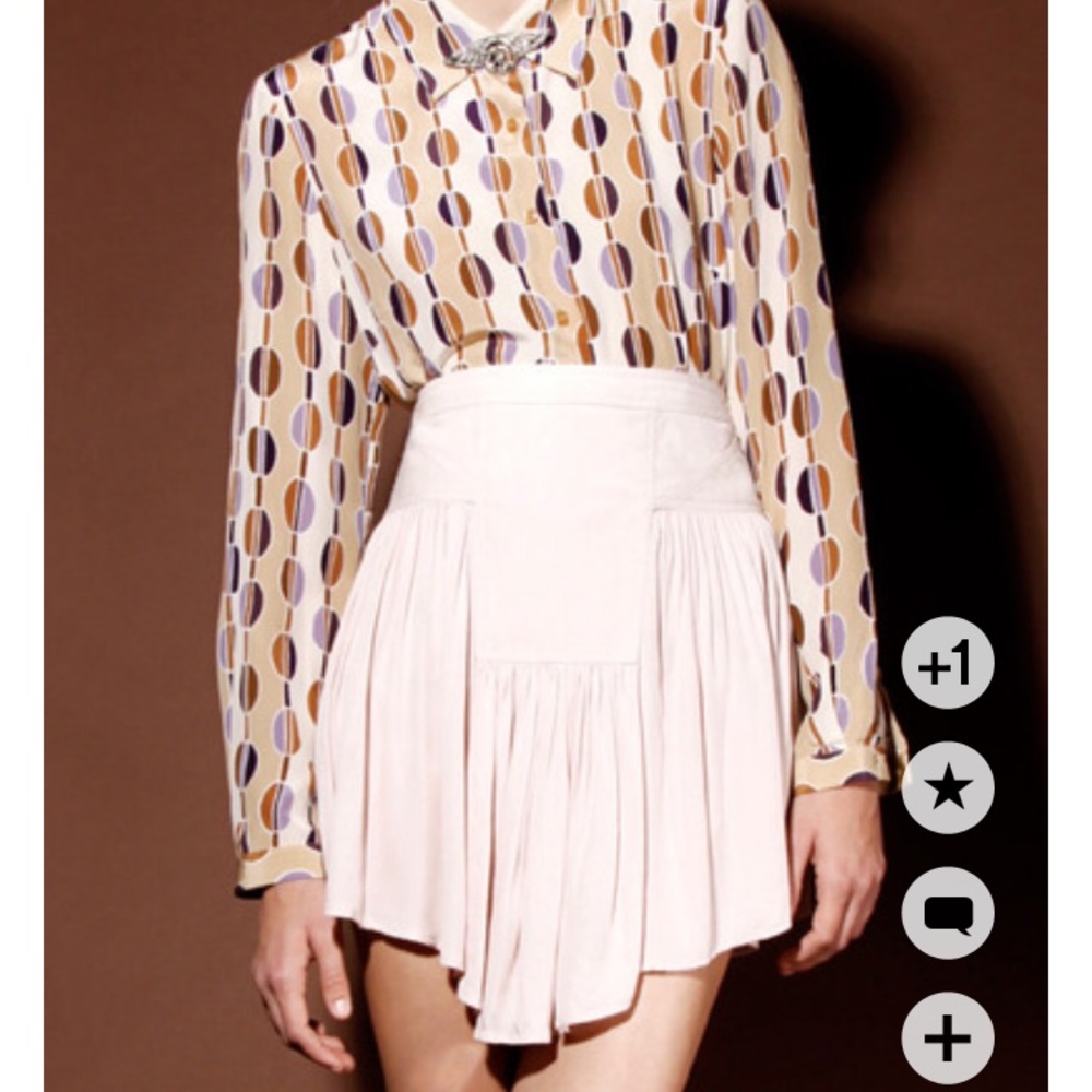 Bless’ed are the Meek Bryant Park cottagecore mini skirt pink